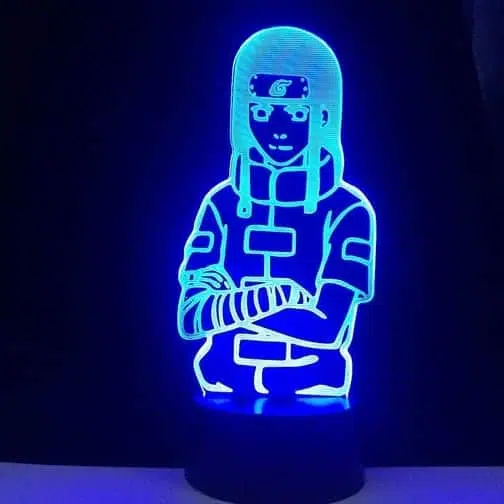 blue neji hyuga 3d illusion lamp