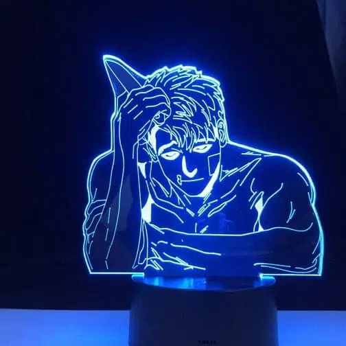 cyan sangwoo knife 3d illusion lamp