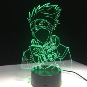 green kakashi hatake 3d illusion lamp