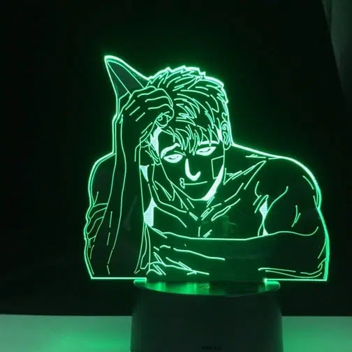 green sangwoo knife 3d illusion lamp