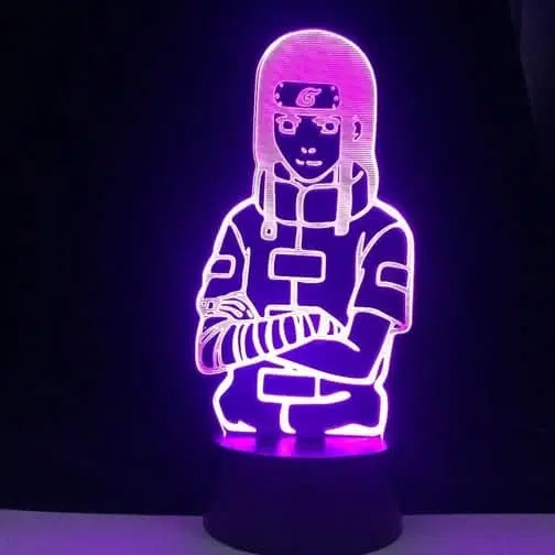 purple neji hyuga 3d illusion lamp