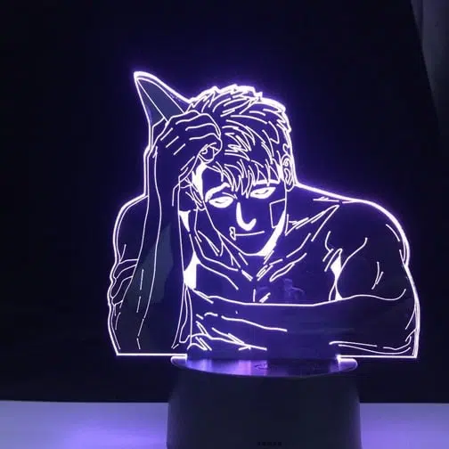 white sangwoo knife 3d illusion lamp