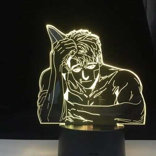 yellow sangwoo knife 3d illusion lamp