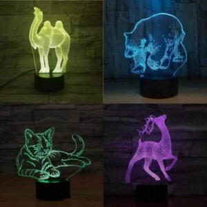 Animals 3D Illusion Lamps