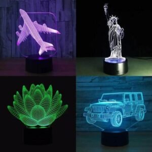 Objects 3D Illusion Lamps