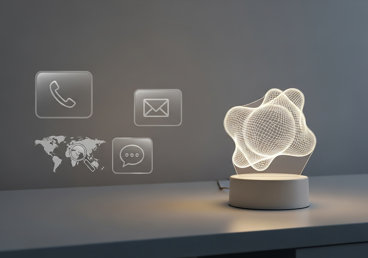 Lampera 3d illusion lamp contact us page